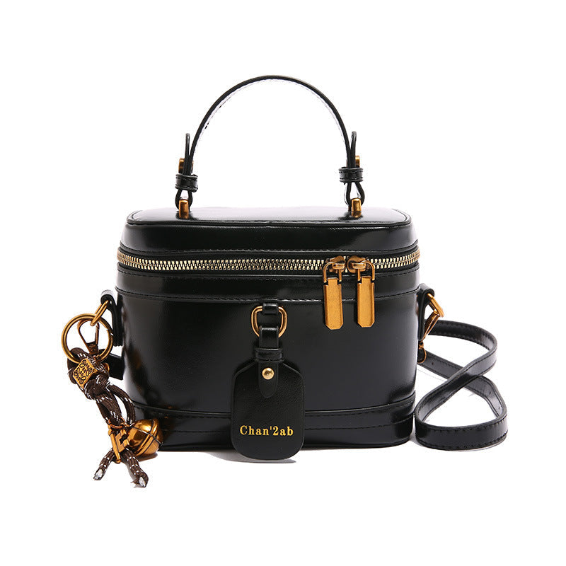 Women’s Premium Vintage Bucket Bag - Retro Chic Top Handle Crossbody Purse for Stylish Casual Use