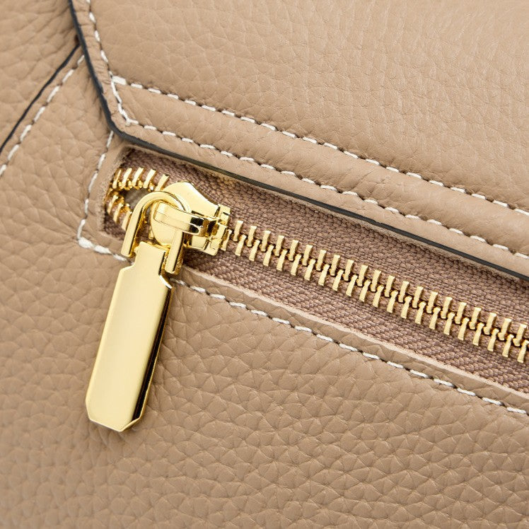 Women’s Heritage Satchel - Full-Grain Leather Convertible Shoulder Bag with Optimized Capacity & Timeless Architecture